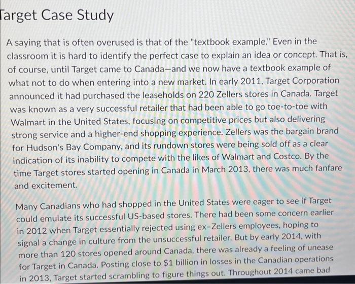 Marketing case study A saying that is often