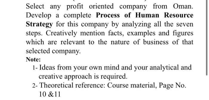 this is the question with Process of Human