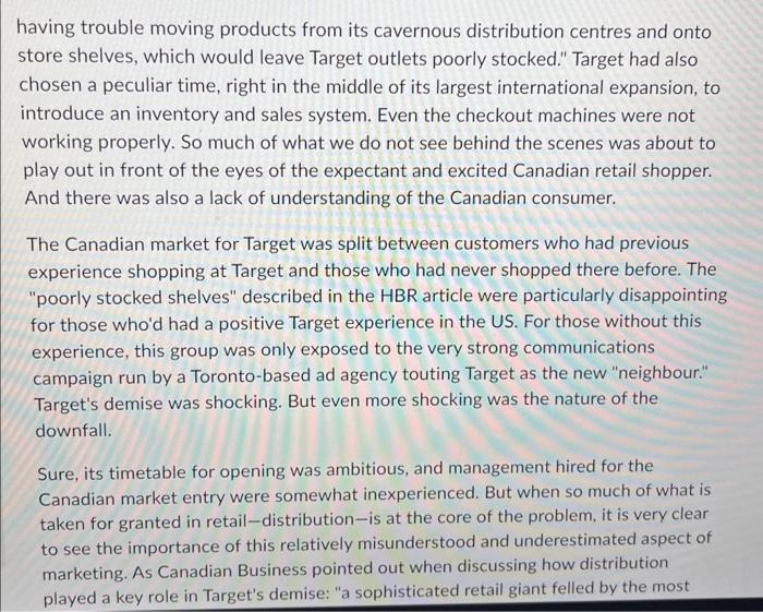 Marketing case study A saying that is often