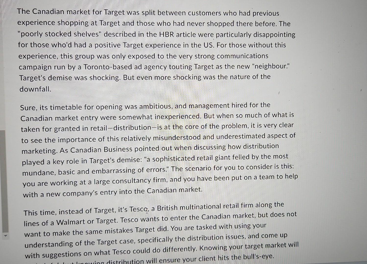 solve this case study A saying that is often