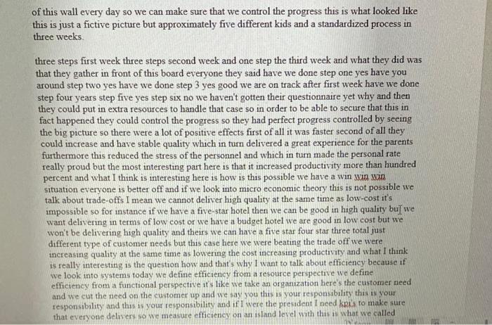 The Efficiency Paradox, VIDEO TRANSCRIPT: I