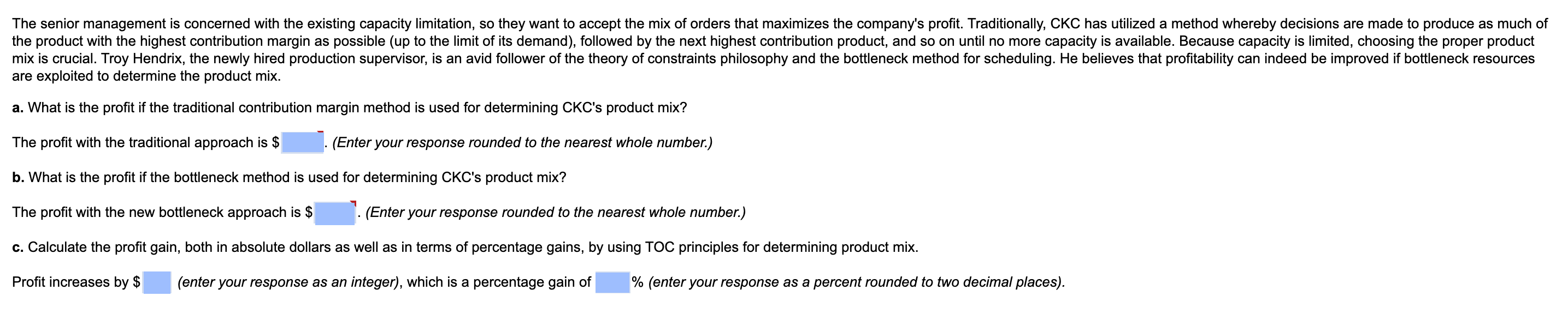 Canine Kennels Company (CKC) manufactures two
