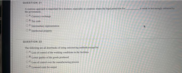 A cautious approach is importan for a licensor,