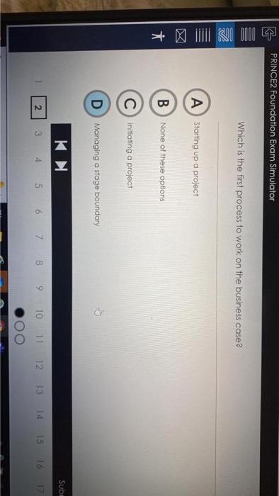 Which is the first process to work on the