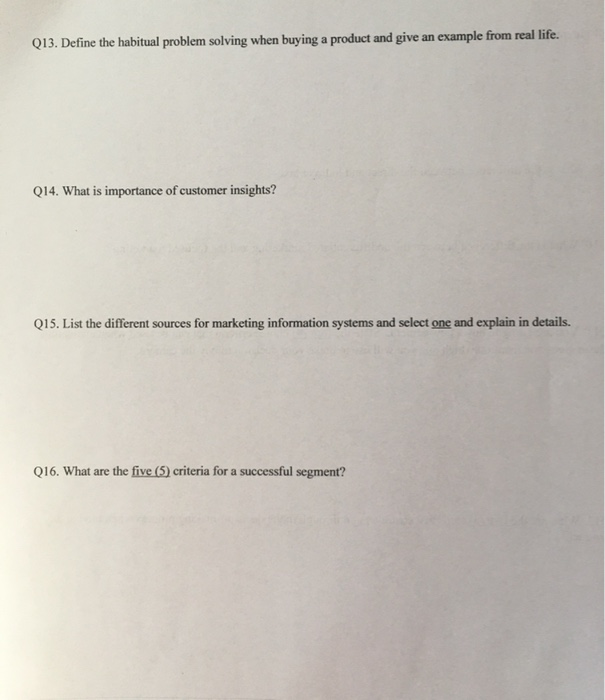 MOCK TEST Q8) Identify how customer value can be