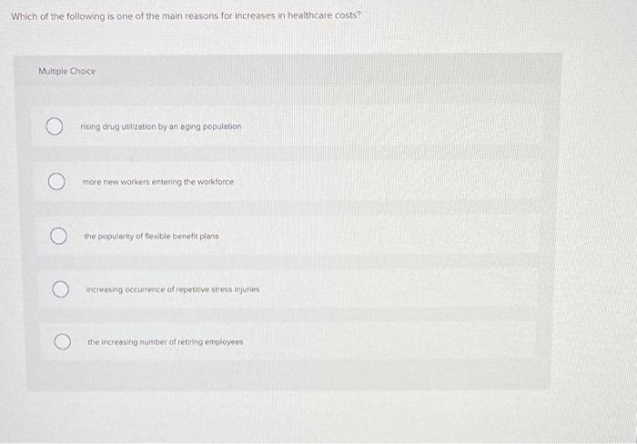 Which of the following is one of the main reasons