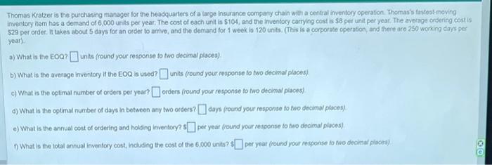 Thomas Kratzer is the purchasing manager for the