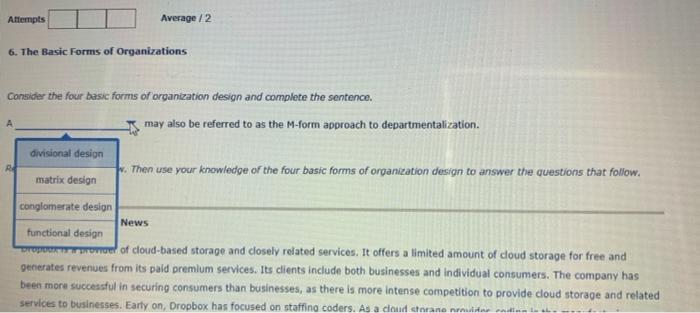 Attempts Average/2 6. The Basic Forms of