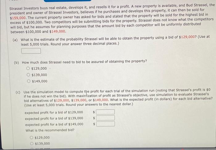 Strassel Investors buys real estate, develops it,