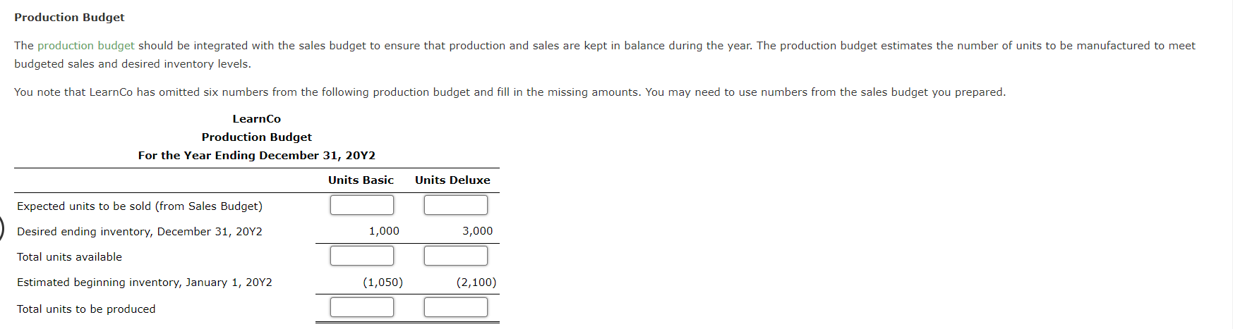 Learn Co LearnCo manufactures and sells one