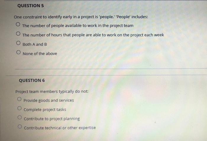 When creating a project definition, it is