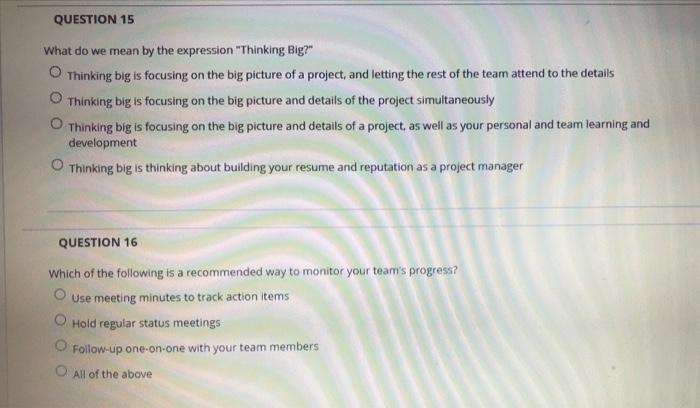 When creating a project definition, it is