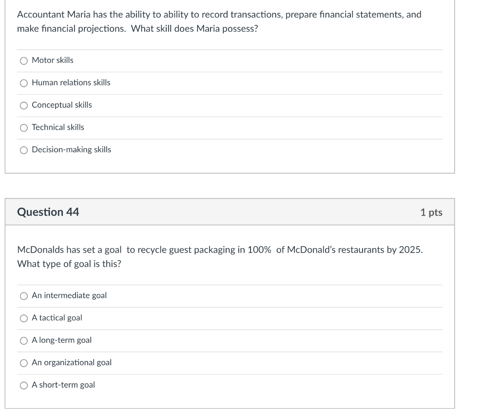 Accountant Maria has the ability to ability to