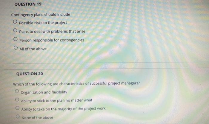 When creating a project definition, it is