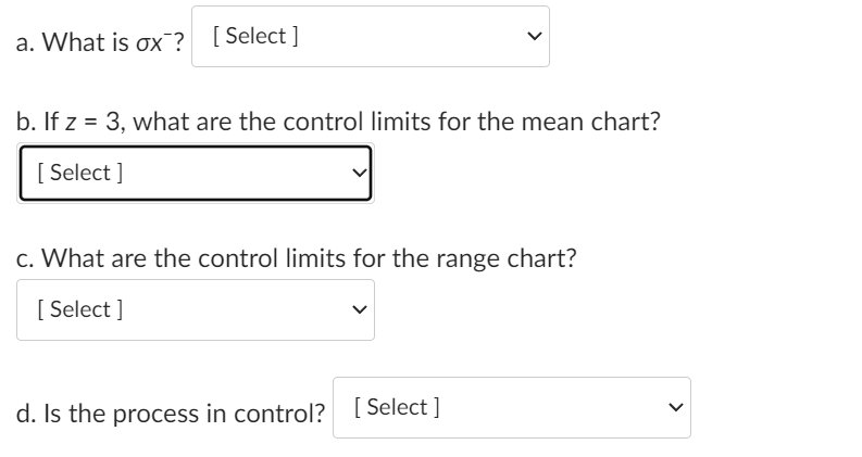 A process that is considered to be in control