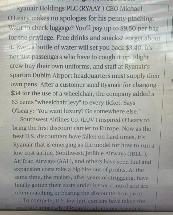 Week 4 strategy_ryanair At Please read the