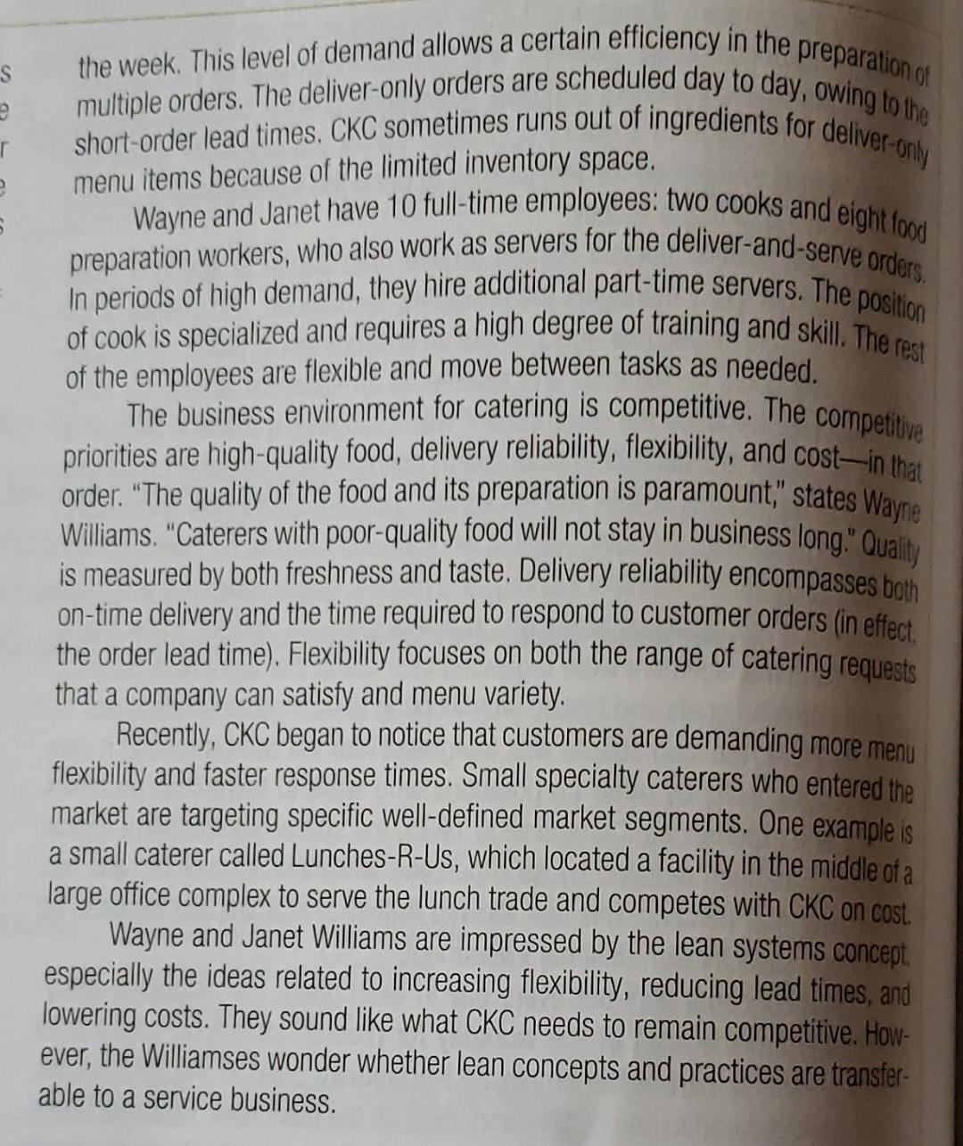 In what specific ways (meaning, "how") would you