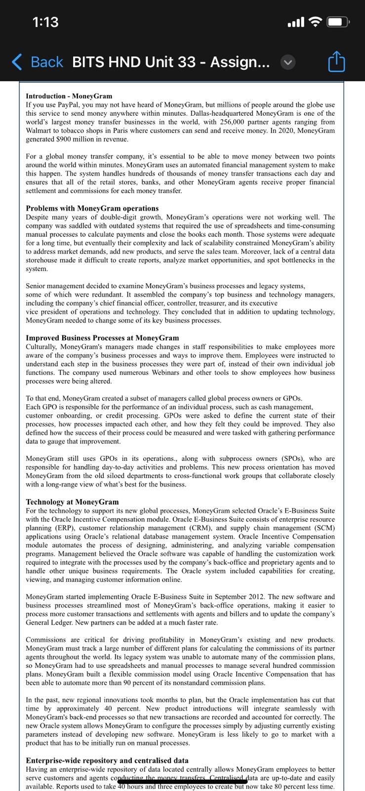 Critical evaluation of how IT systems can be used