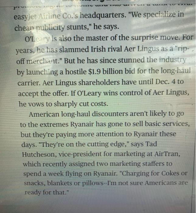 Week 4 strategy_ryanair At Please read the