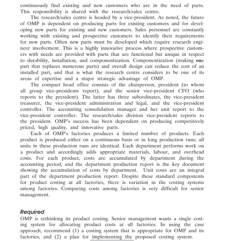 Ontario Manufactured Parts More than 50 years