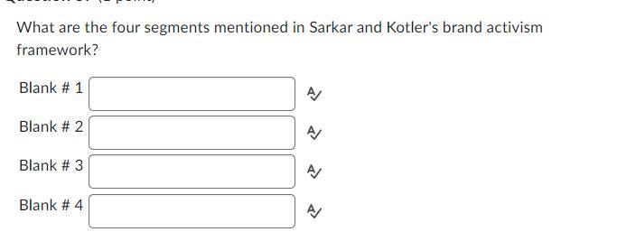 What are the four segments mentioned in Sarkar