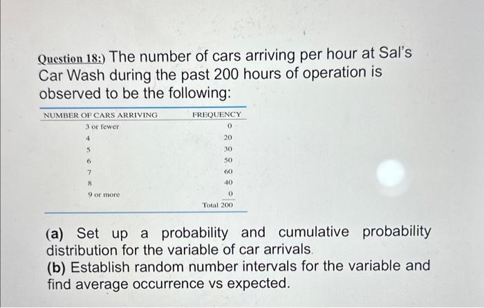 please help with this Question 18:) The number of