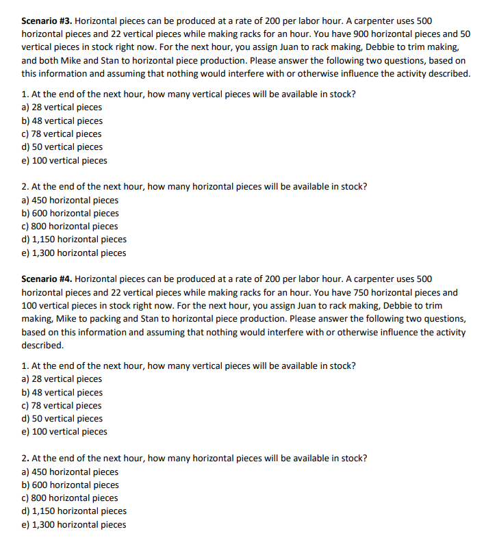 Can someone solve this for me, thank you Scenario