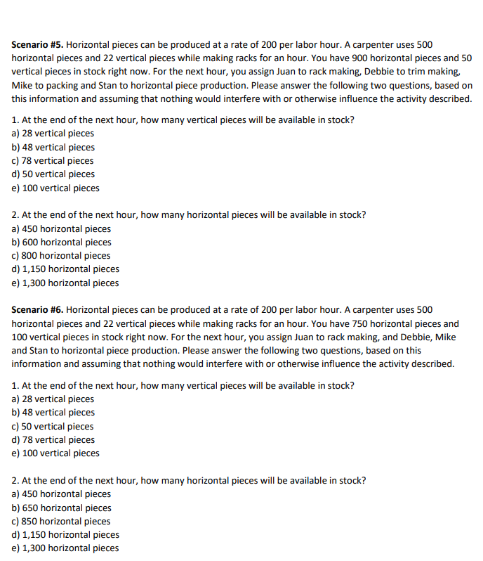 Can someone solve this for me, thank you Scenario