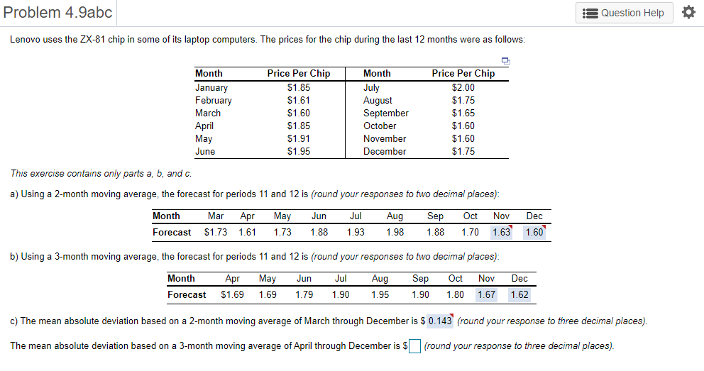 C Please! Problem 4.9abc 13 Question Help Lenovo