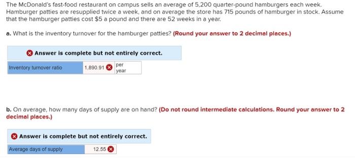 pleaseee help!! The McDonald's fast-food