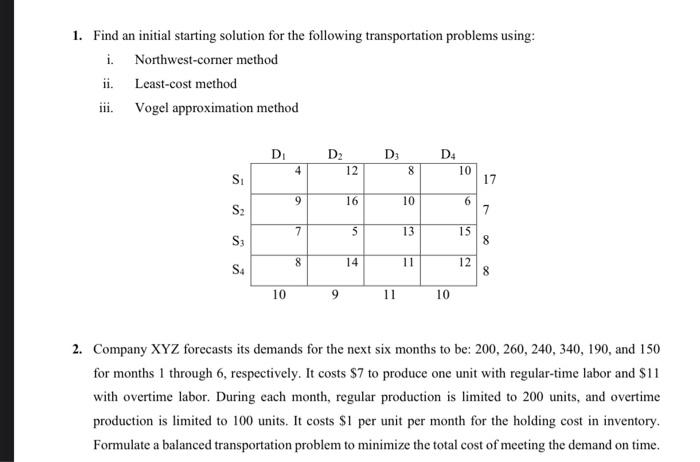 please can you solve them manually 1. Find an