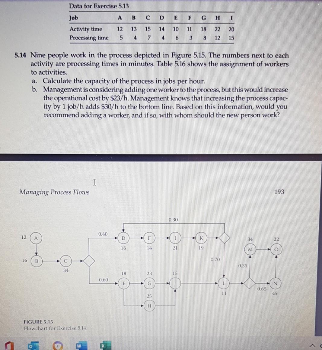 Looking for answer b please. Data for Exercise