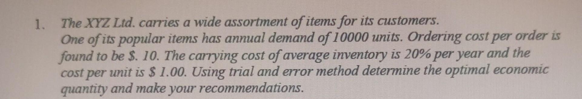 solve it correctly follow trial and error method