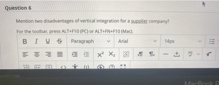Question 6 Mention two disadvantages of vertical