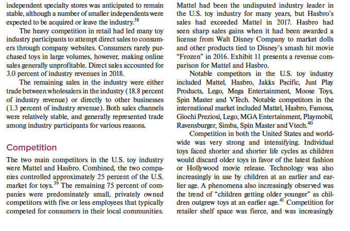 Crafting and Executing strategy 22e Case 19