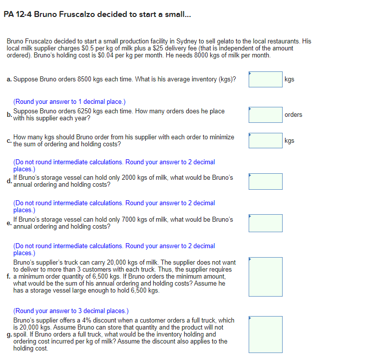PA 12-4 Bruno Fruscalzo decided to start a