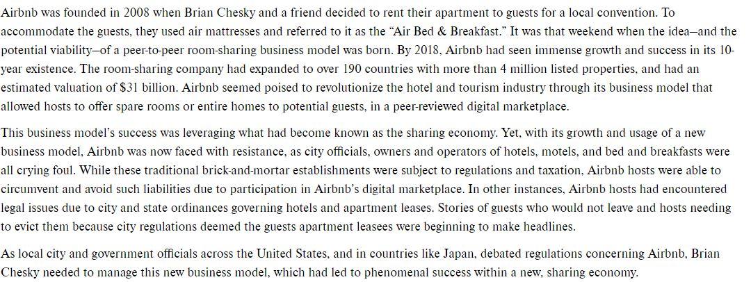 From the attached reading develop a business