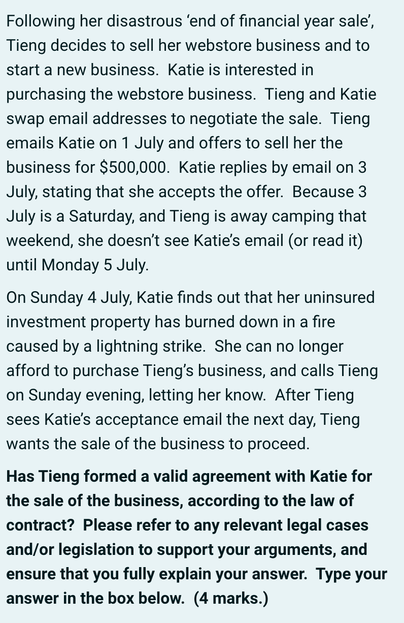 Following her disastrous 'end of financial year