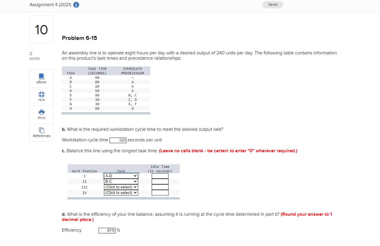 Assignment 4 (2021) A Saved 10 Problem 6-15 2