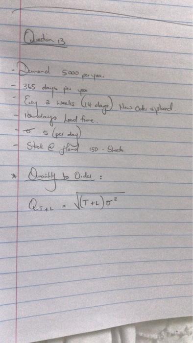 - Demand 5000 pa yaa. - 365 days pa yoa - Eigy 2