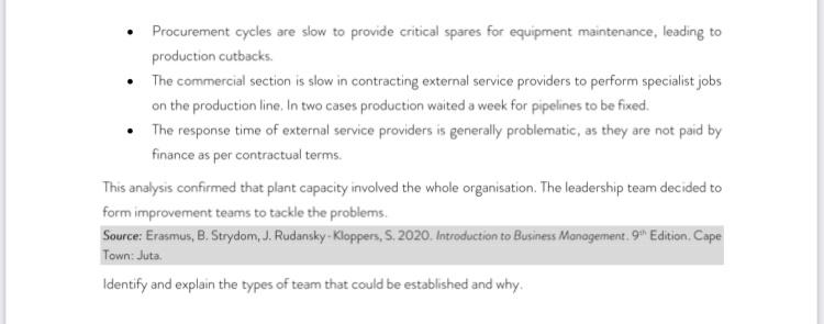 Question 1 [12] Read the case study below and