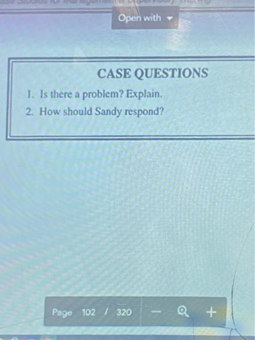 DO Open with Background Information Sandy Jones