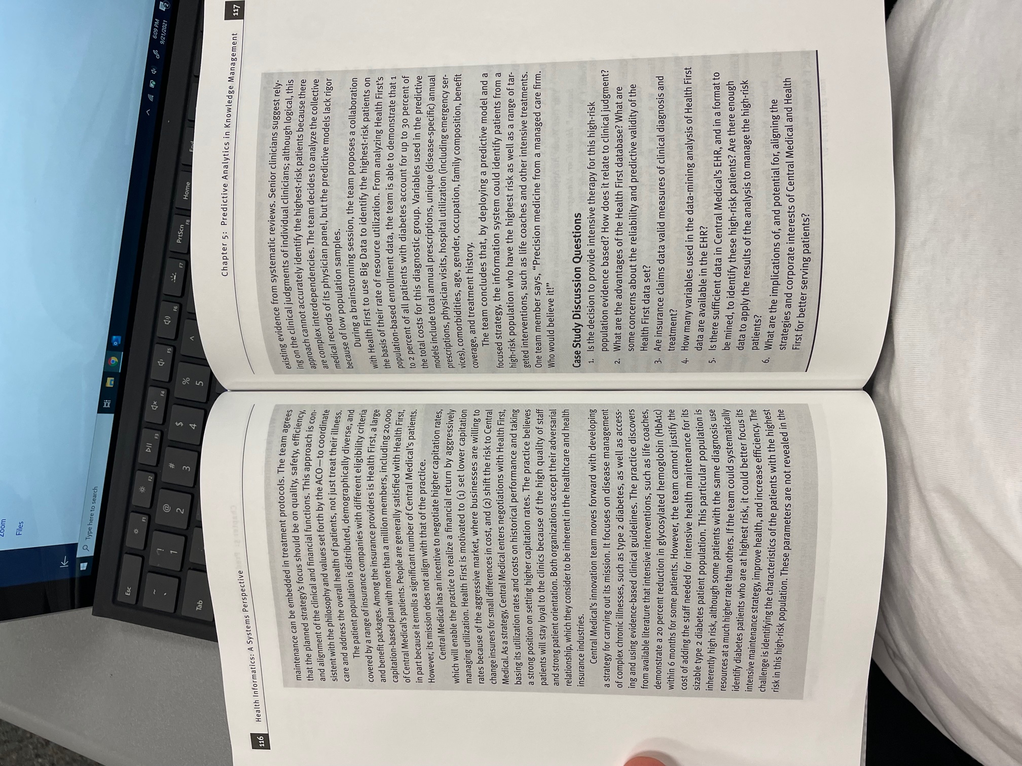 Please read case study and answer question 3 in