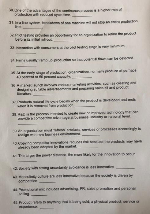 Answer true or false 13. A pattern is a layout