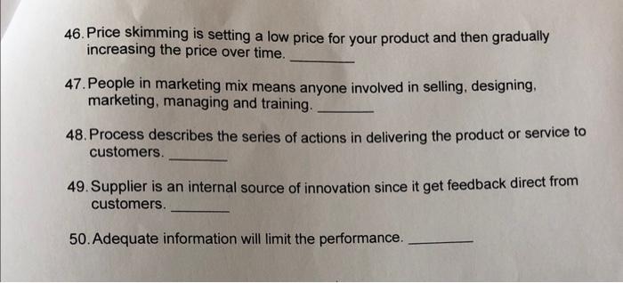 Answer true or false 13. A pattern is a layout