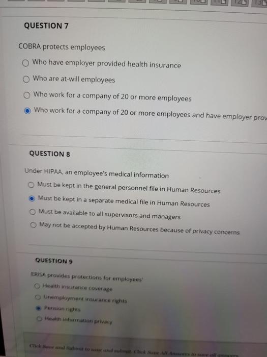 Medical information Private employers At-will