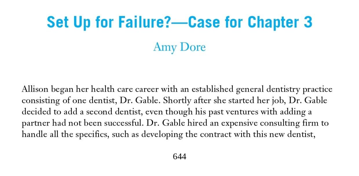 I am asked to analyze the case for the subject of