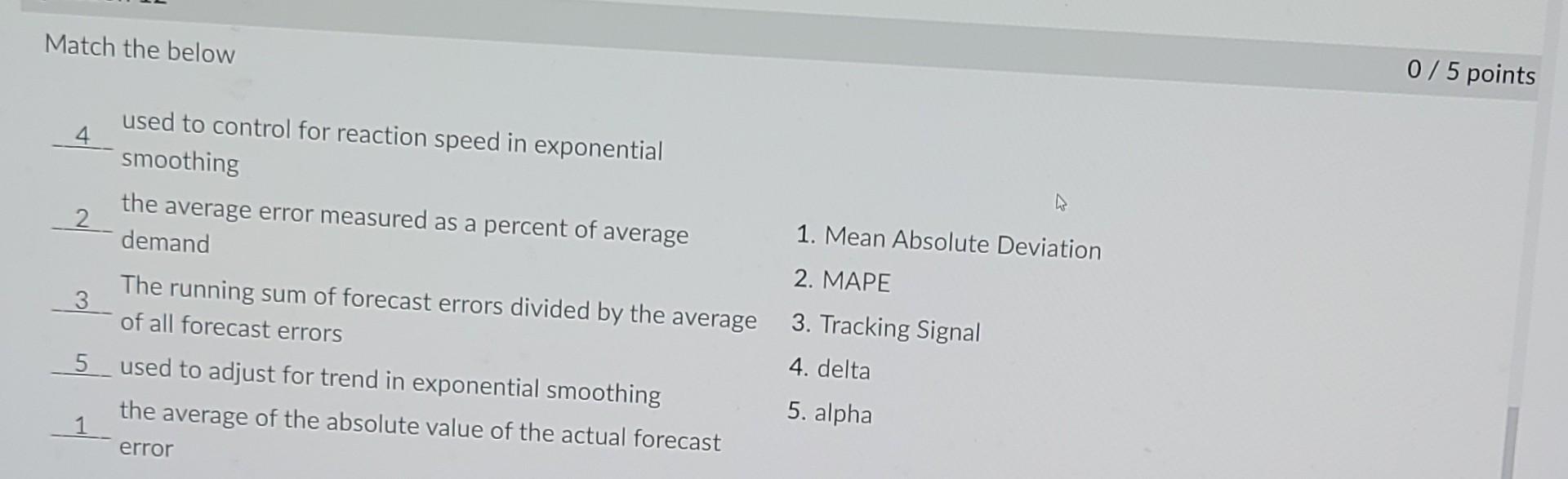 where did I go wrong? please help thanks Match