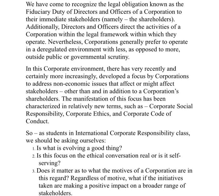 please answer 3rd question 300 words We have come