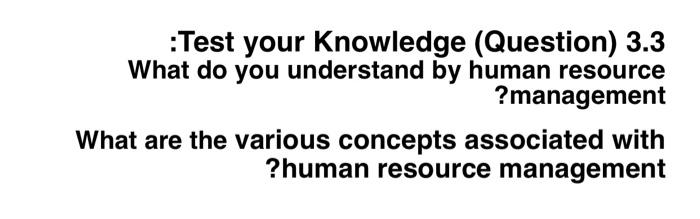 please correct answer :Test your Knowledge